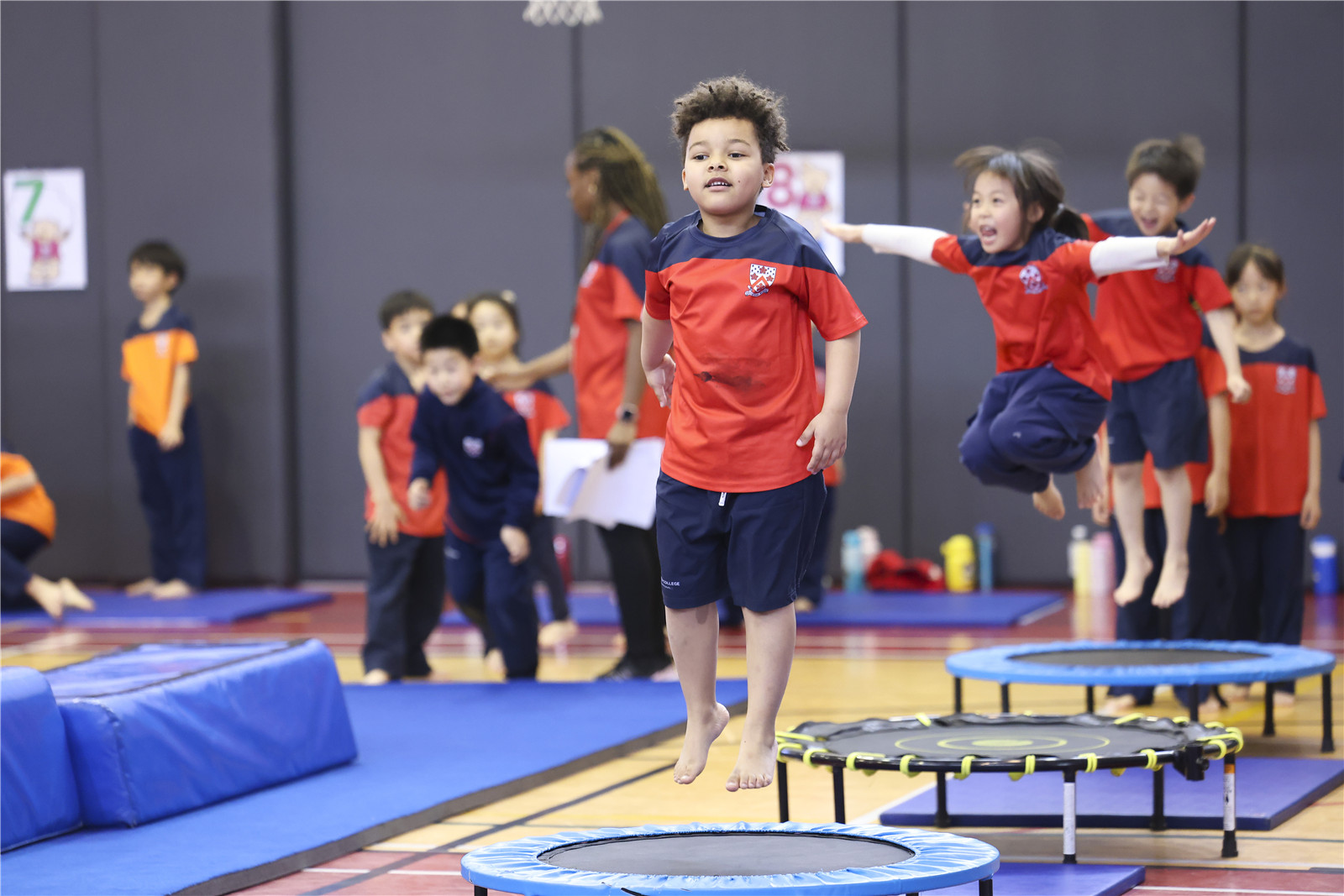 学生在Teddy Bear Gym 2023