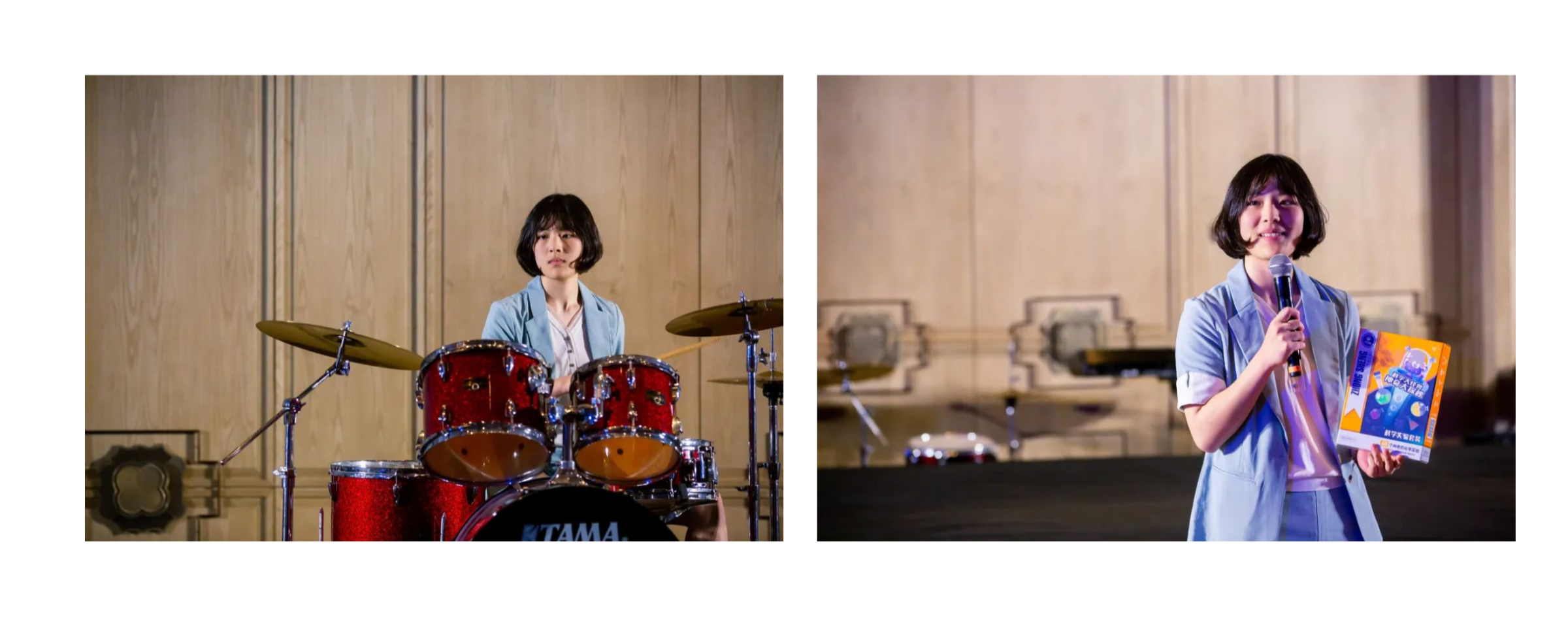 Lark performanced at the graduation ceremony dinner