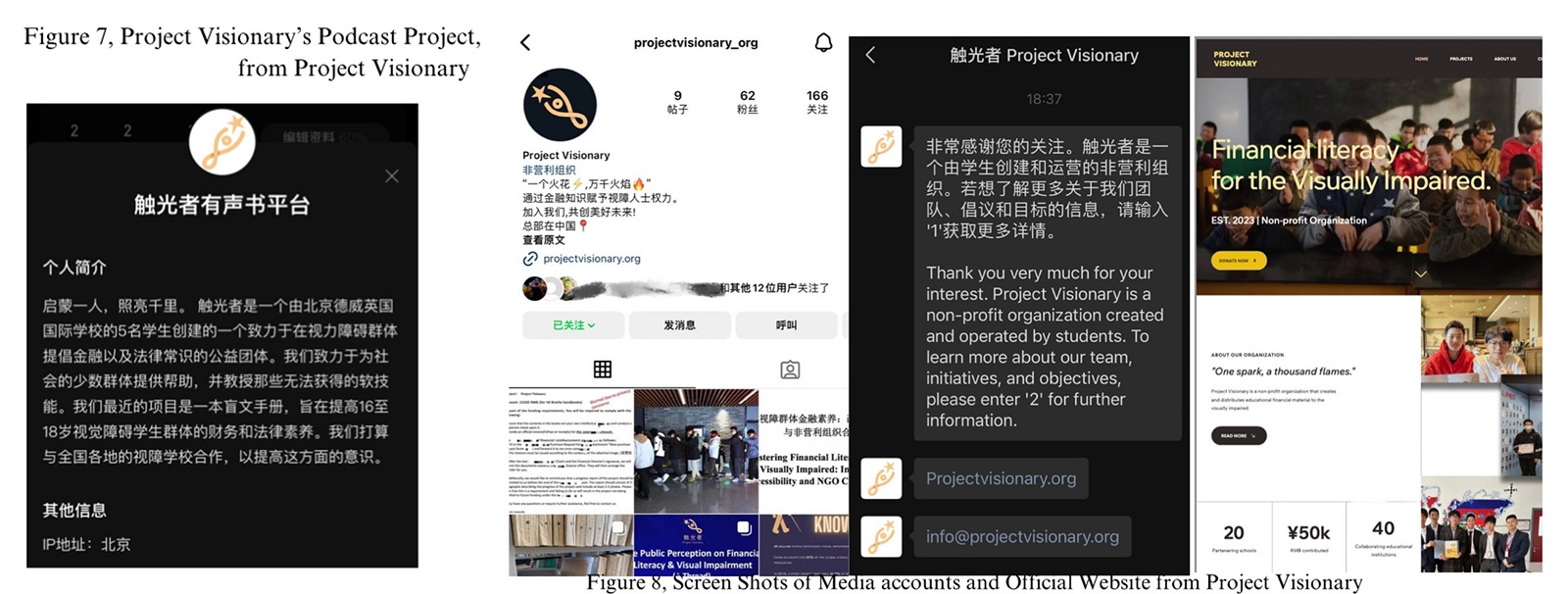 触光者项目网站及社交媒体