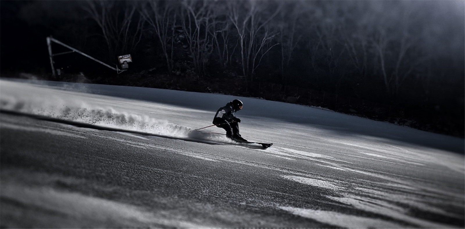 Skiing in January of 2023