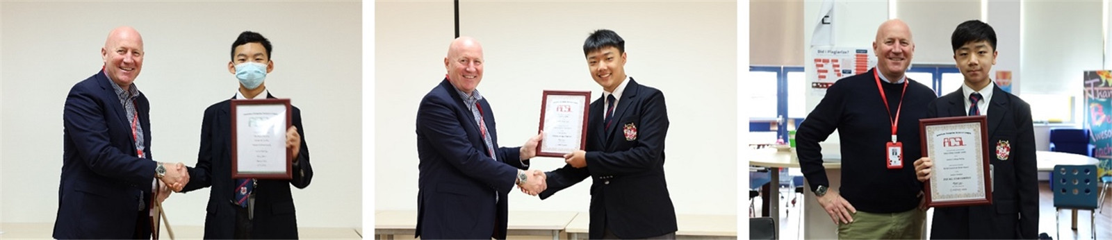 Eddy J won the National Individual Top Score Award in Year 11