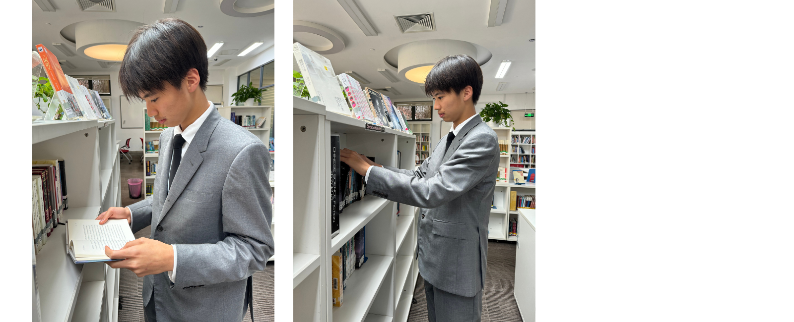 YanTong L in the library