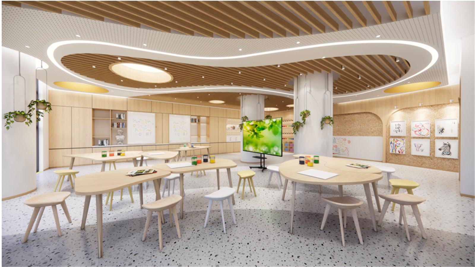 Renovated DUCKS Art Room 