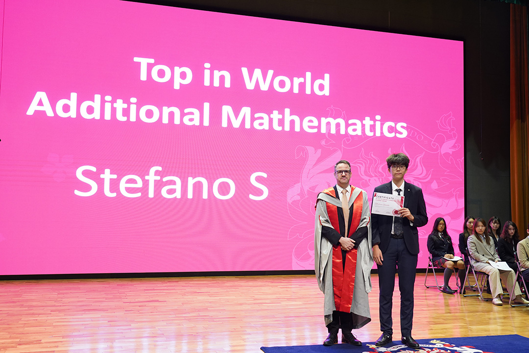 'Top in World' for Additional Maths