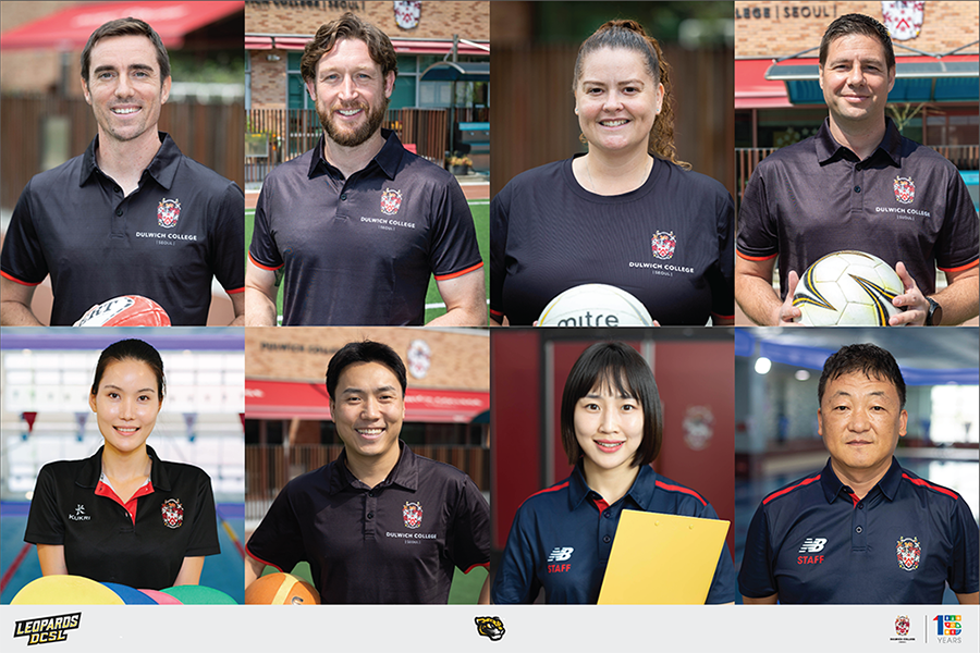 Top Row (Left to Right):   Peter Poulton – Director of Sport   Robert Nowak – PE Teacher   Jennifer