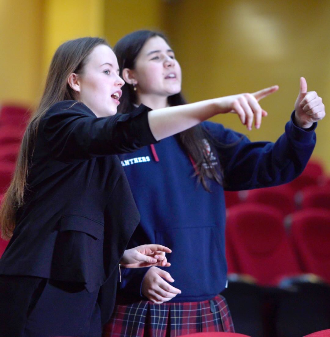 Christiana collaborates with her co-choreographer