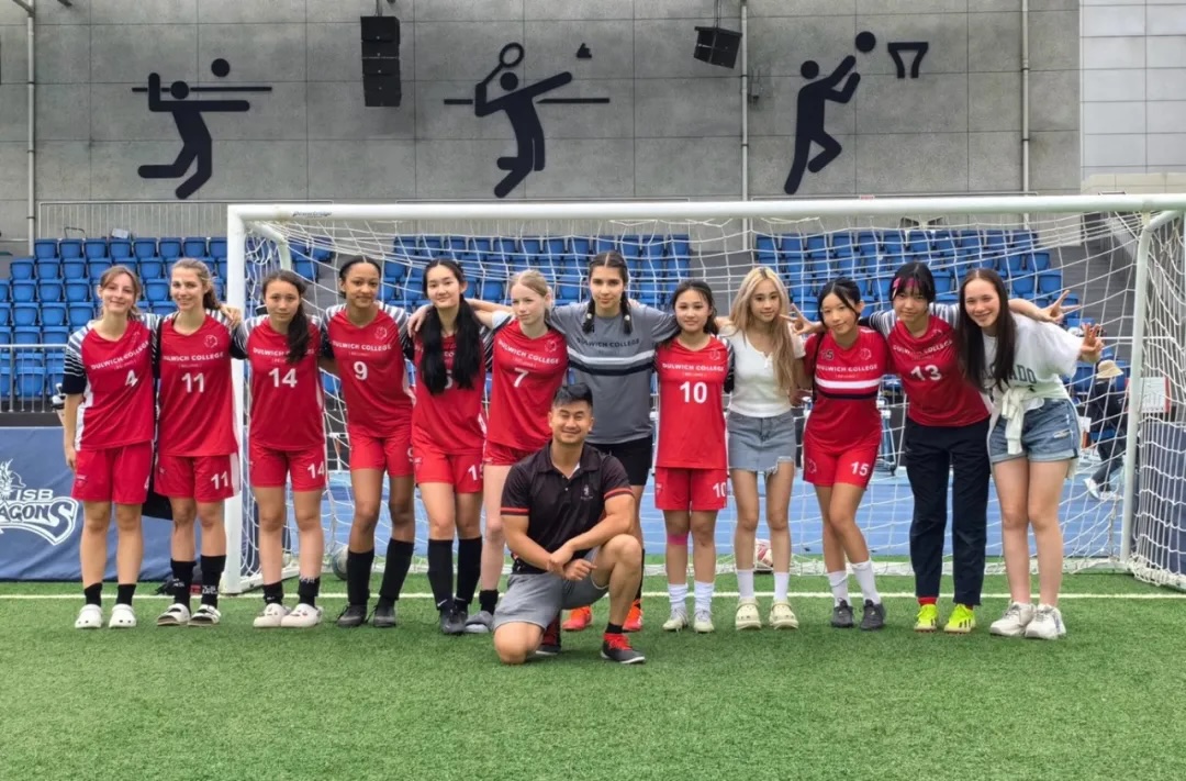 Sophie's football team at an ISAC competition