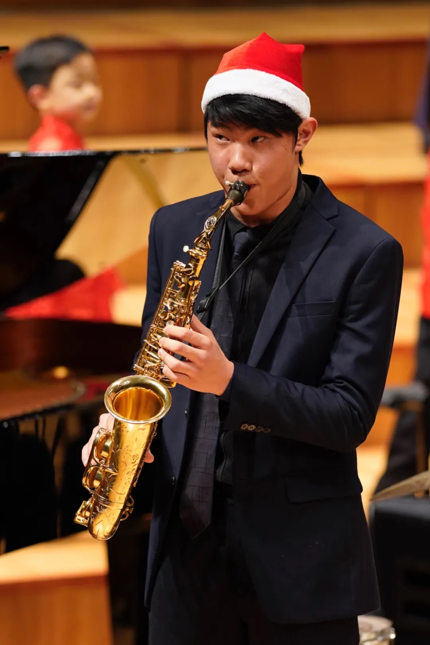 Jonathan performs at the 2020 Winter Concert
