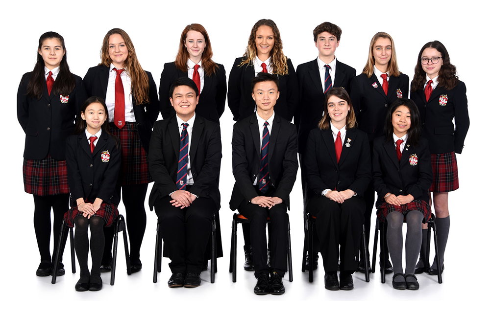 Natasha as Drama Ambassador (second row, fourth from left)