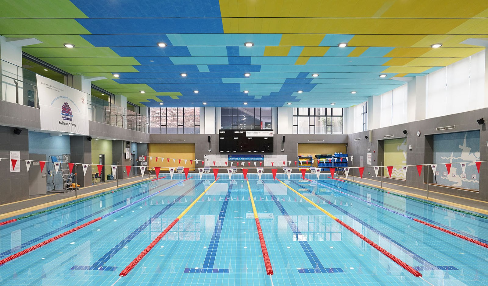 25-meter Olympic size swimming pool at the Dulwich Pudong Sports Centre