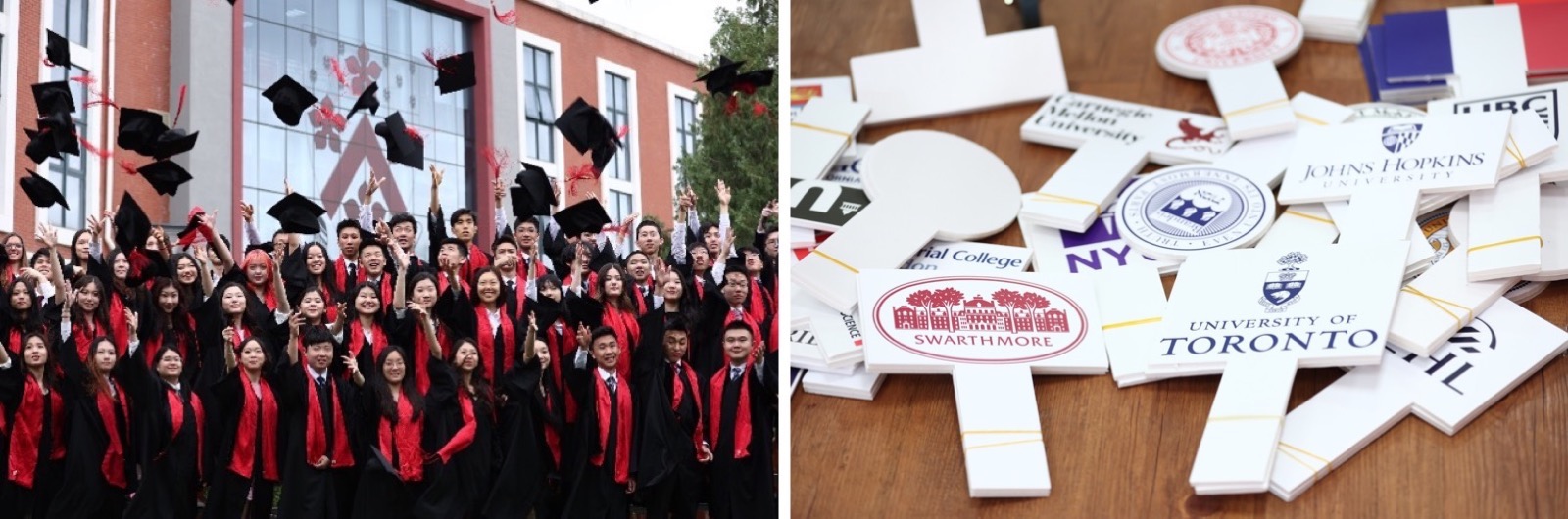 Hat throwing and universities
