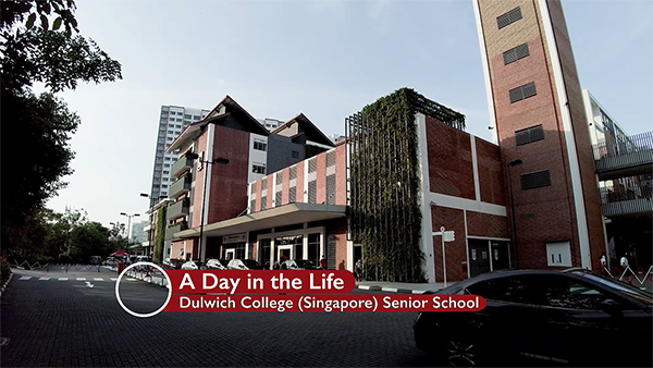 The school building of Dulwich College Singapore Secondary High School