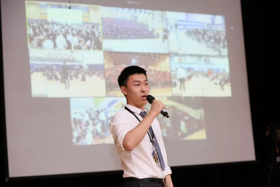 北京德威英国国际学校的学生演讲
