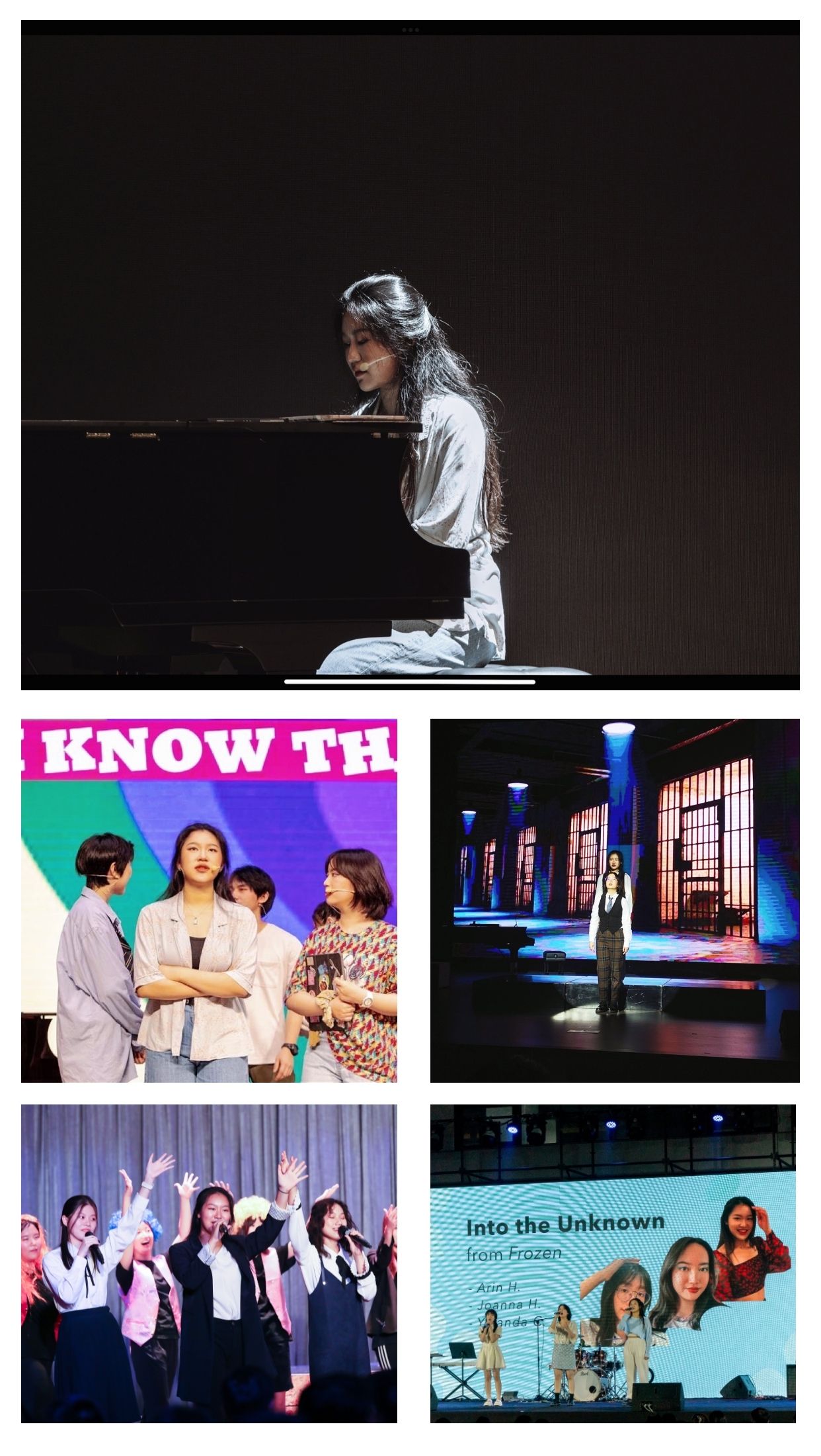 Music and art performance of Joanna