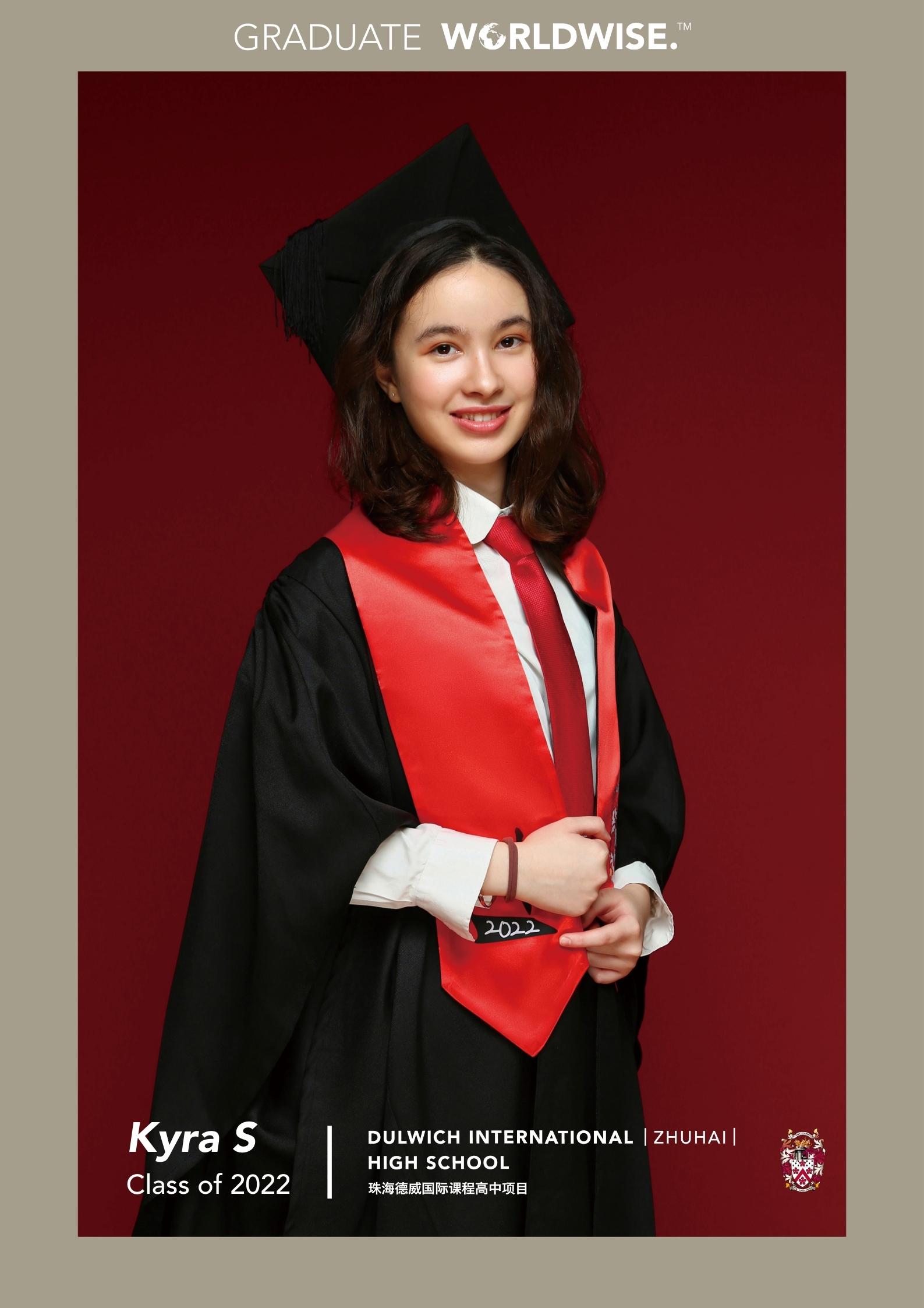 Kyra S, Y13 graduate