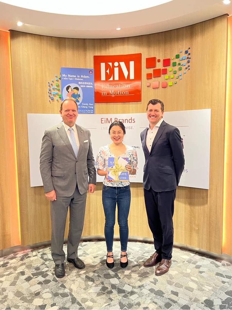 Candy会见 EiM Christian Guertler先生和David Fitzgerald先生