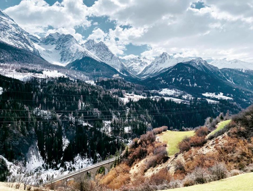 Inspiring Alps scenery