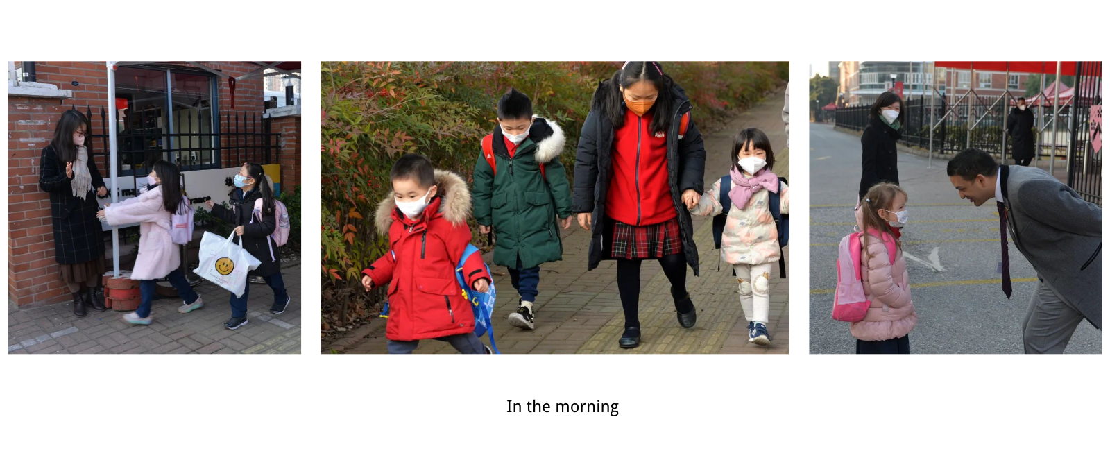 in the morning