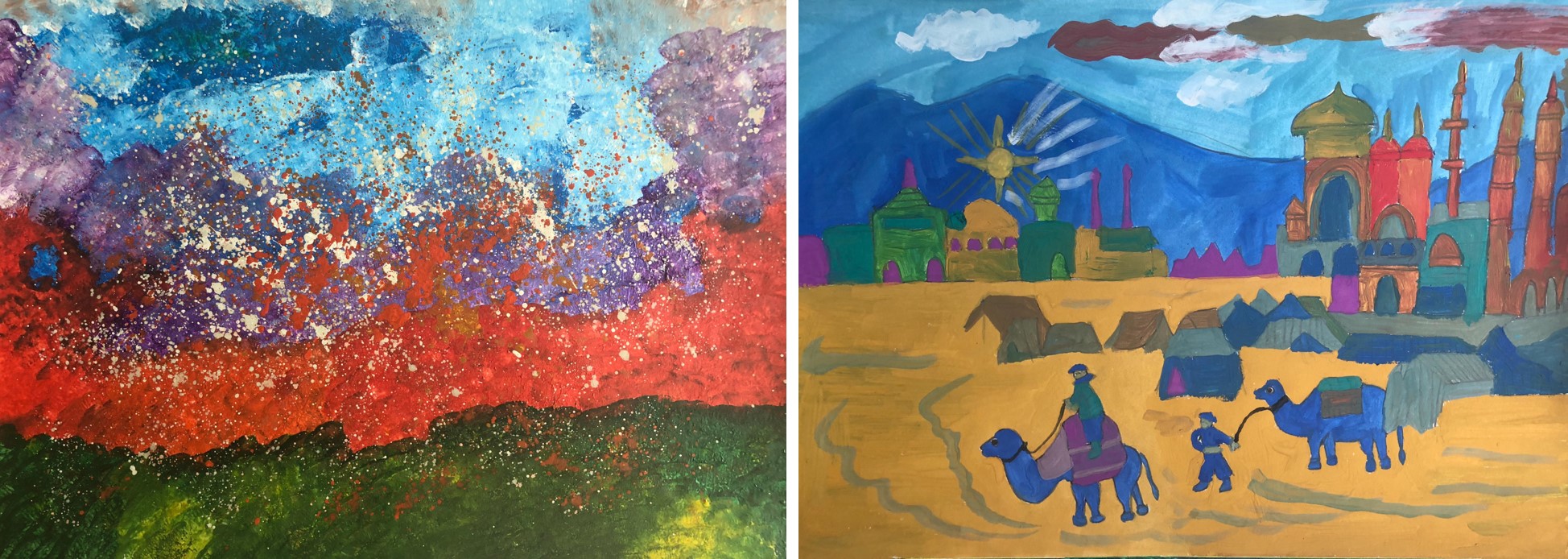 北京德威小星空计划2019年画展作品