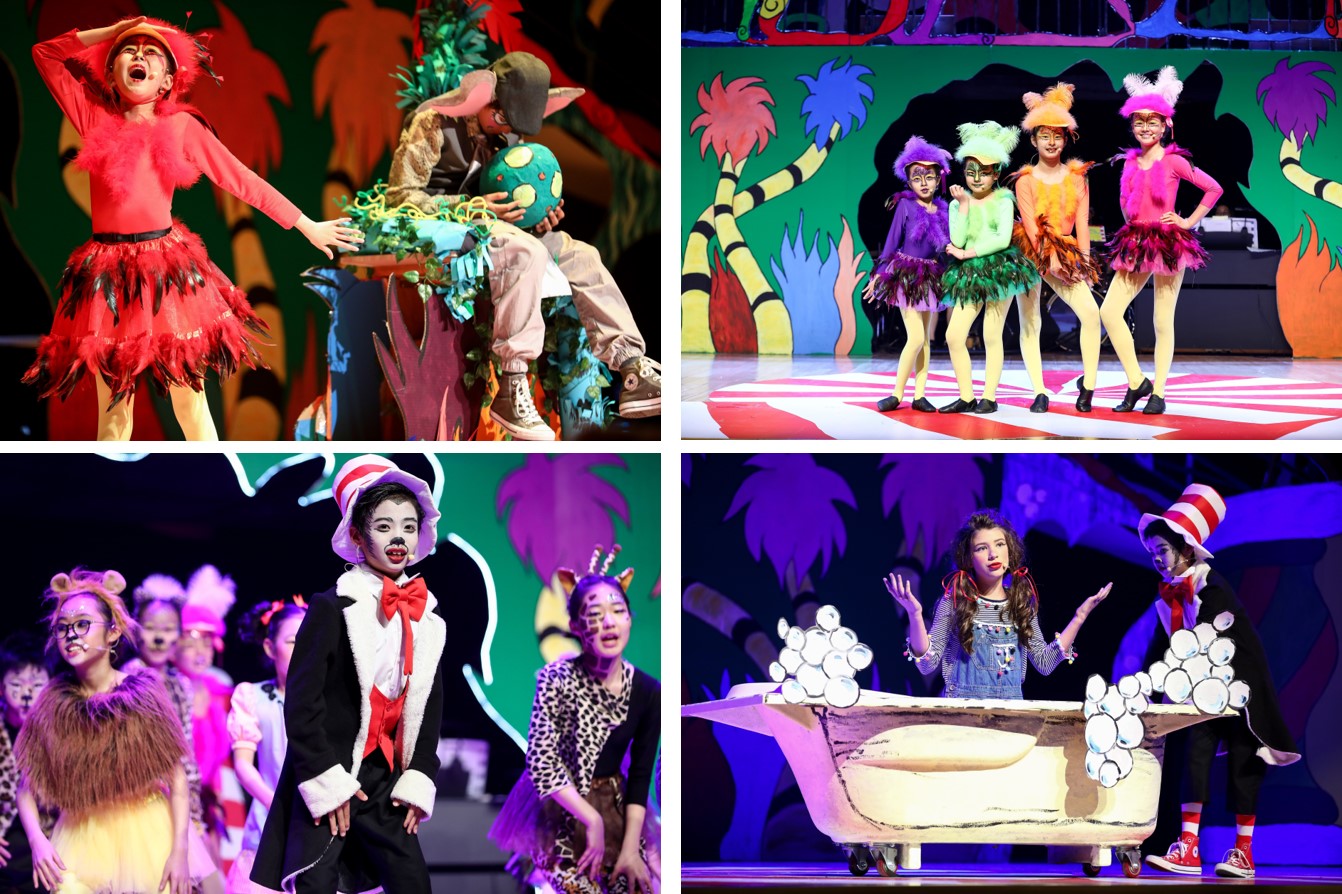 Dulwich College Beijing Seussical Jr musical stage performance