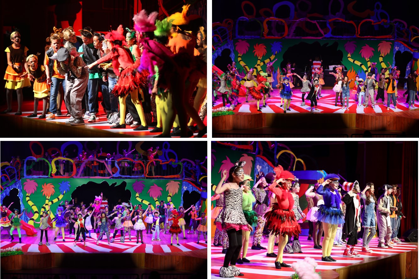 Dulwich College Beijing Seussical Jr musical stage performance