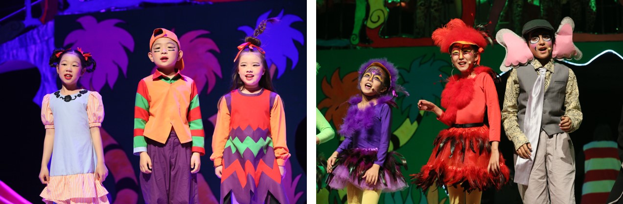 Dulwich College Beijing Seussical Jr musical stage performance