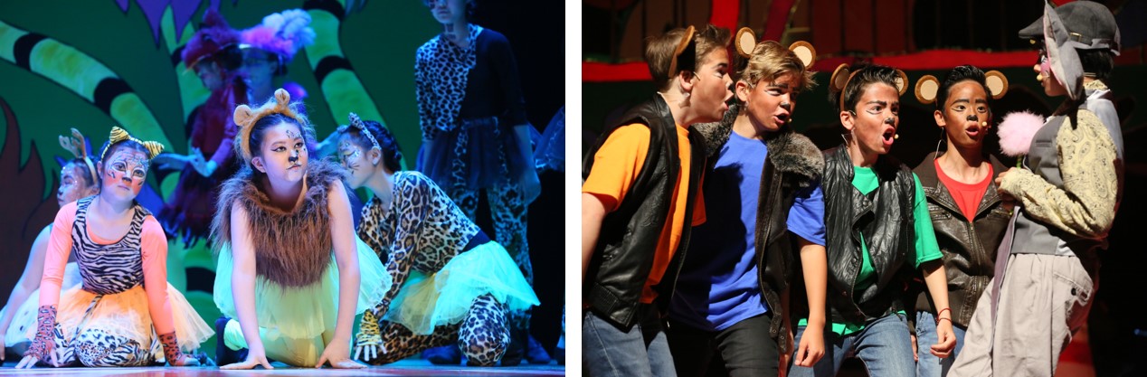 Dulwich College Beijing Seussical Jr musical stage performance