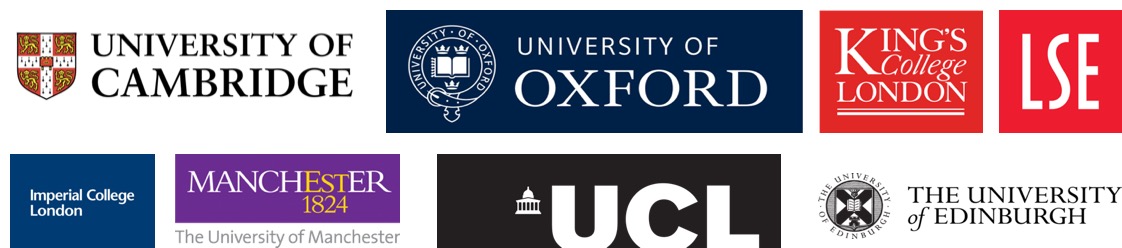 Some offers from UK universities 