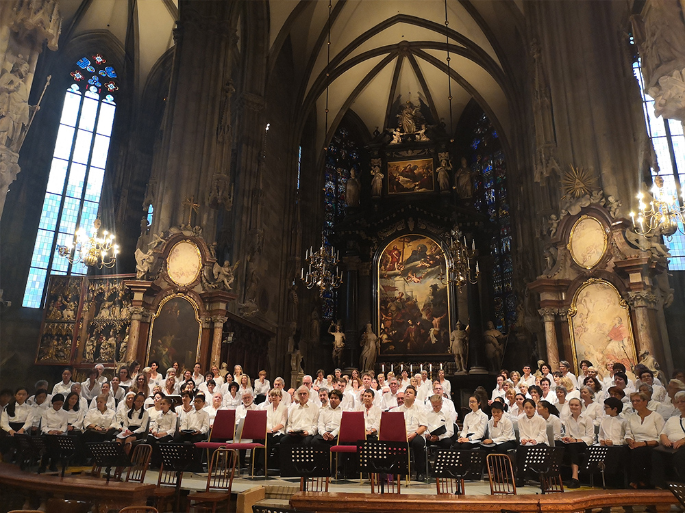 Dulwich and Dehong students are the youngest participants in the Sing Mit! Choir Festival, held in t